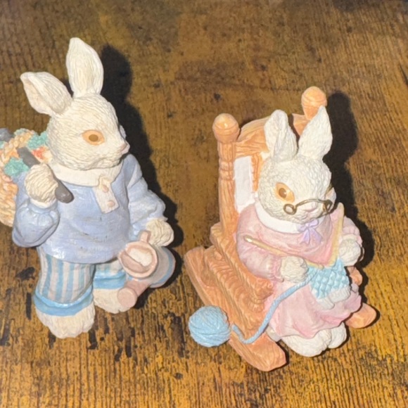 Charming Bunny Figurines Set - Picture 5 of 5